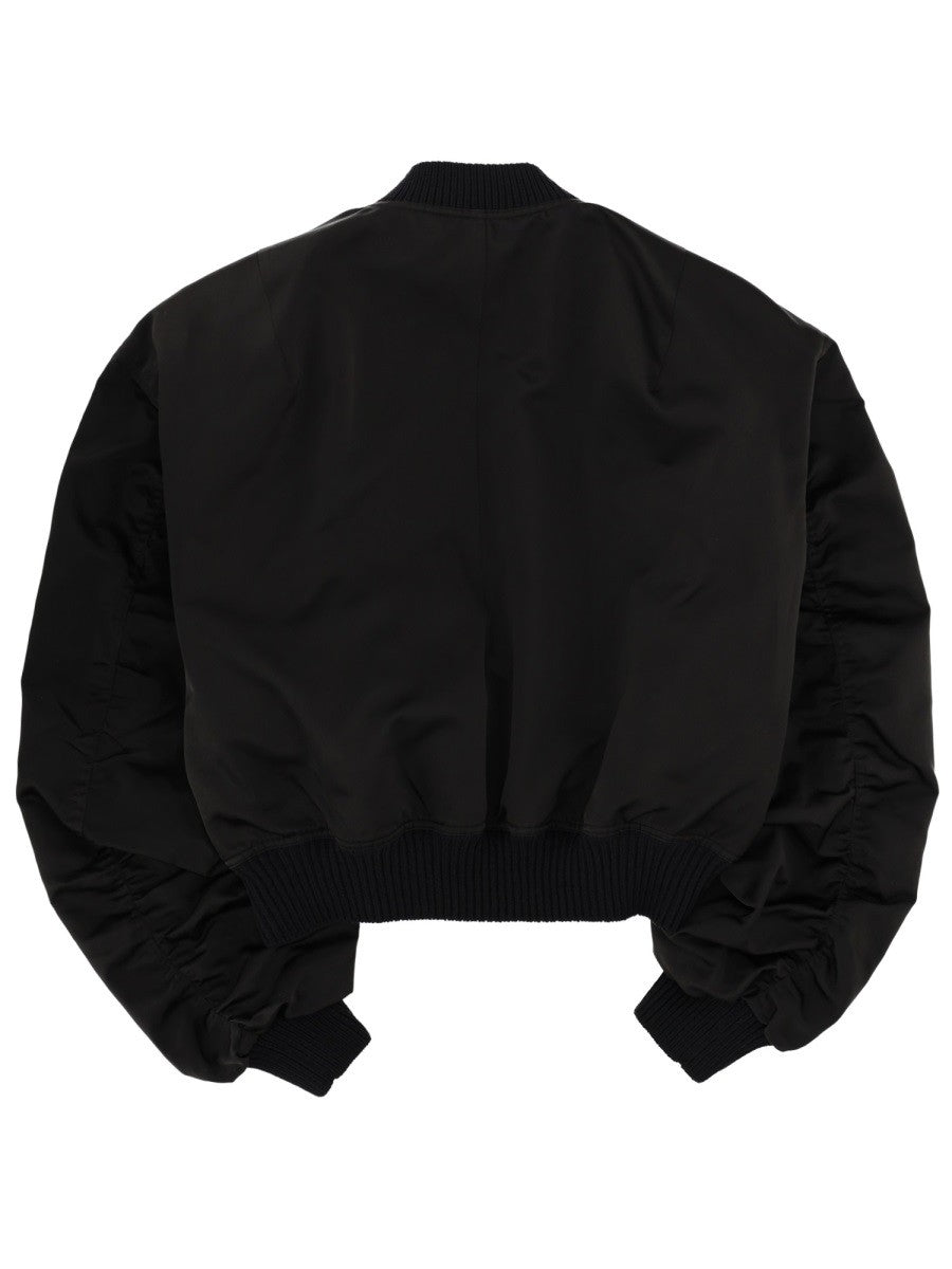 Rick Owens Men's Bucket Flight Jacket Black