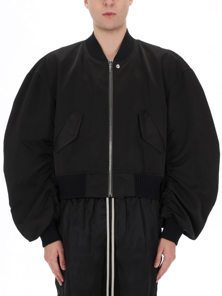Rick Owens Men's Bucket Flight Jacket Black