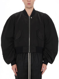 Rick Owens Men's Bucket Flight Jacket Black