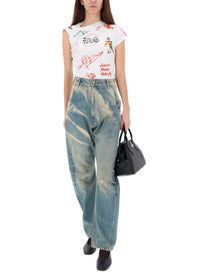 Vivienne Westwood Women's Buckle Back Jeans Blue