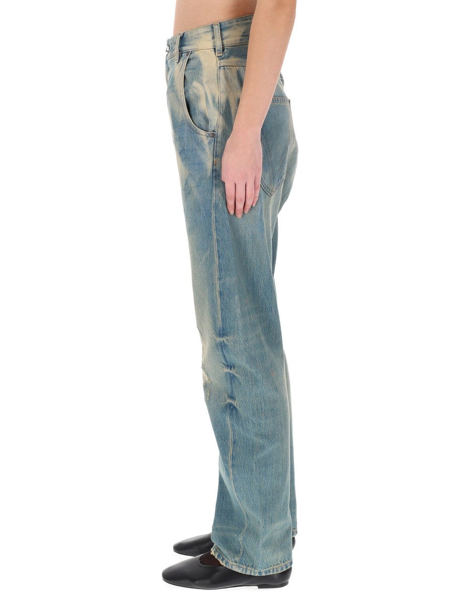 Vivienne Westwood Women's Buckle Back Jeans Blue