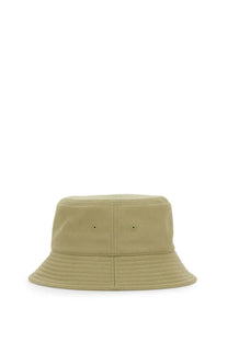 Beige burberry unisex baseball cap with structured quilted brim and subtle stitching details