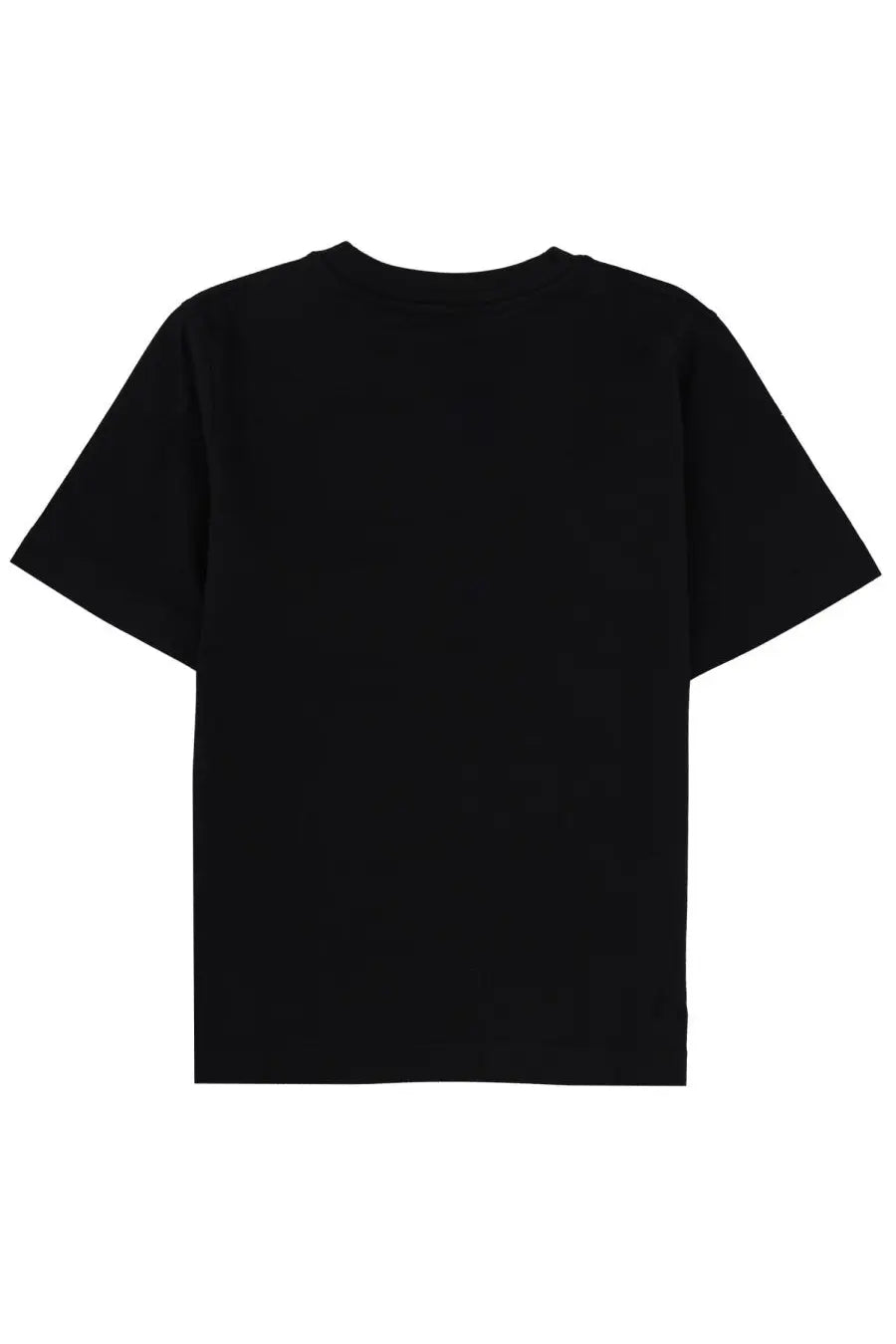 Burberry women’s black short-sleeved cotton t-shirt with simple crew neck design perfect for casual wear