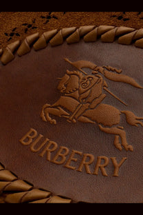 Burberry Women's Tavistock Suede Crossbody Bag Brown