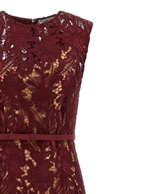 self-portrait Women's Lace Midi Dress Red