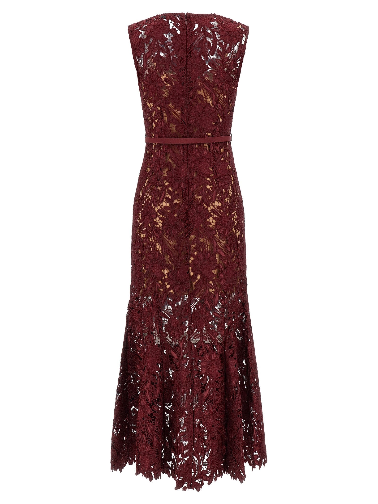 self-portrait Women's Lace Midi Dress Red