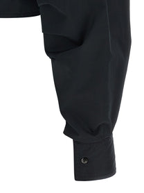Elisabetta Franchi Bustier Shirt Black, view 4