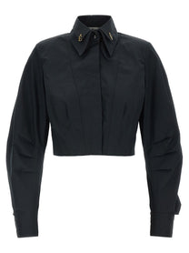 Elisabetta Franchi Bustier Shirt Black