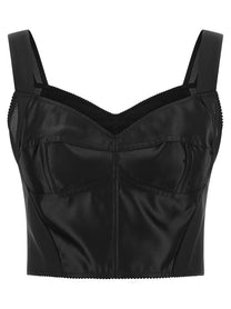 Dolce&amp;Gabbana Bustier Top Black
