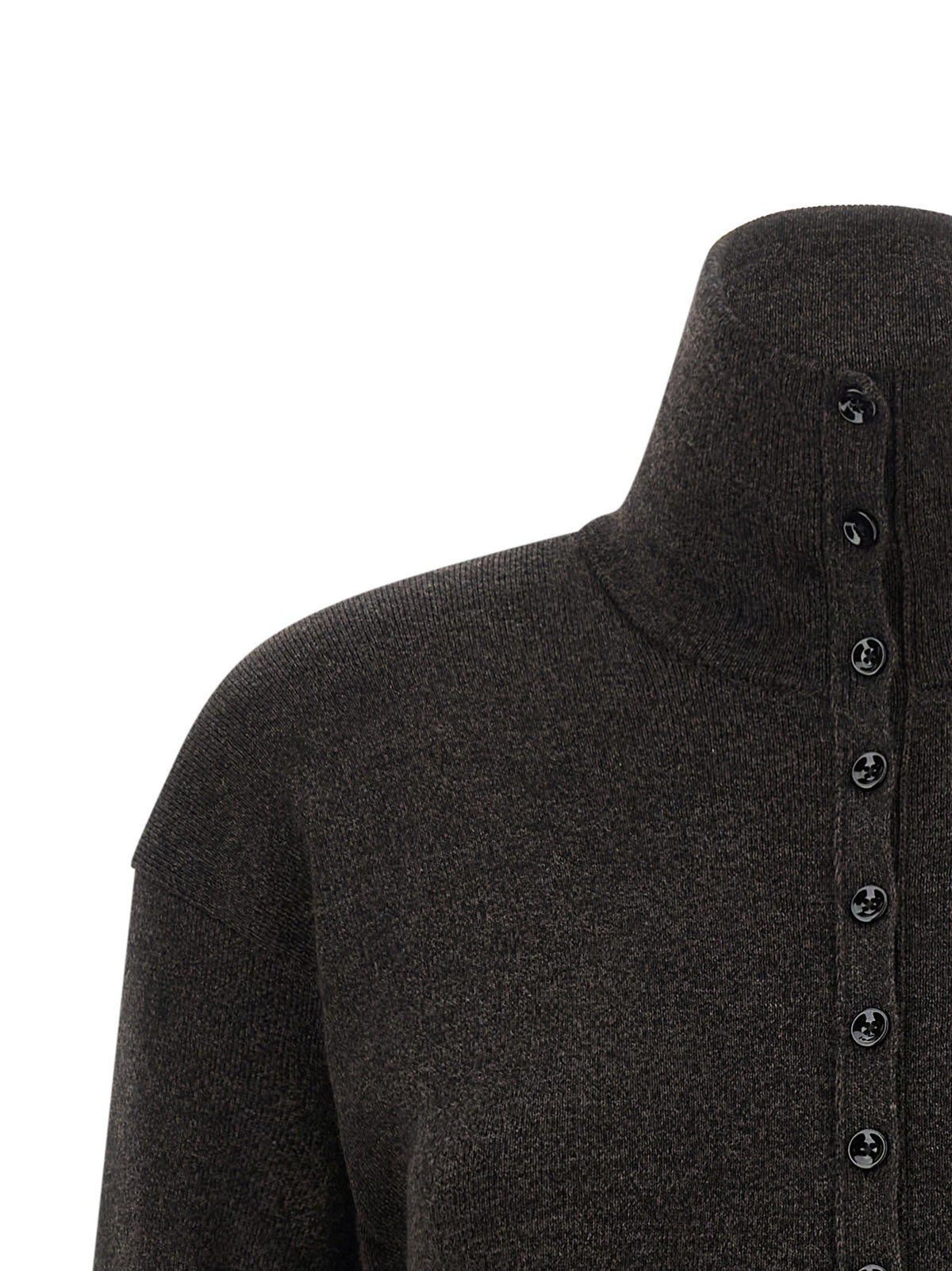 Lemaire Button Cardigan Brown