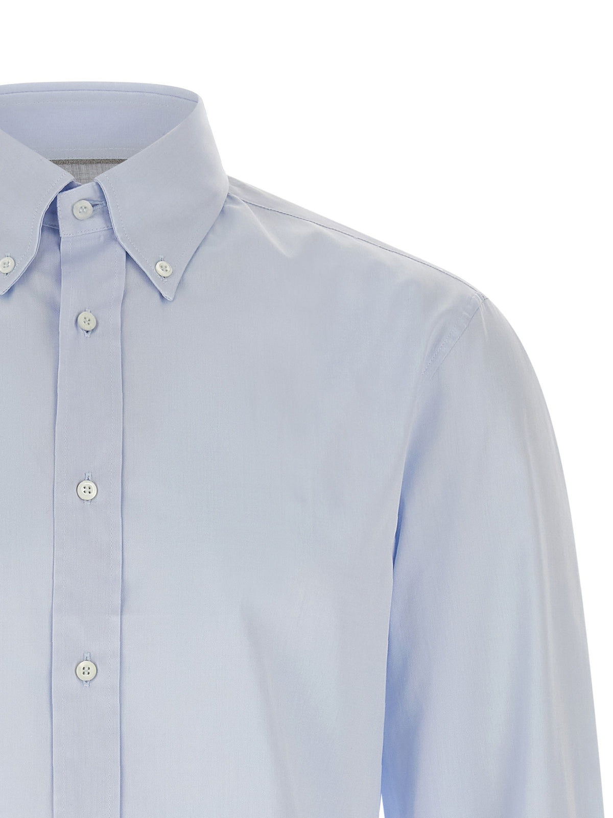 Brunello Cucinelli Button Down Shirt Blue