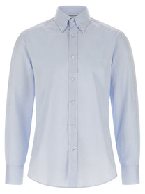 Brunello Cucinelli Button Down Shirt Blue