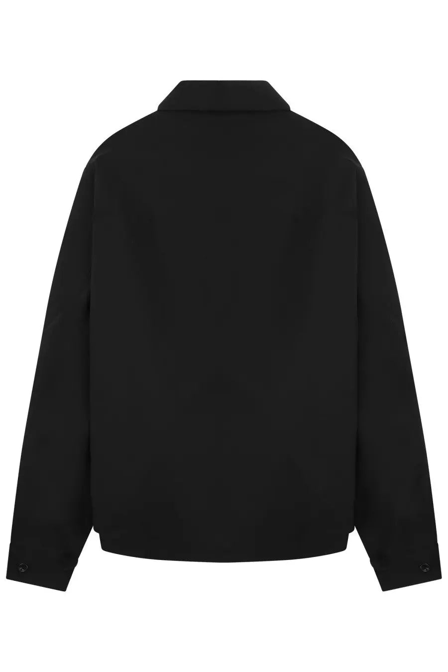 C.P. Company men’s Giacca Metropolis black oversized jacket with classic collar and buttoned cuffs