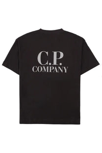 Black c.p. company men’s shirt featuring sleek design in black cotton for casual and stylish wear