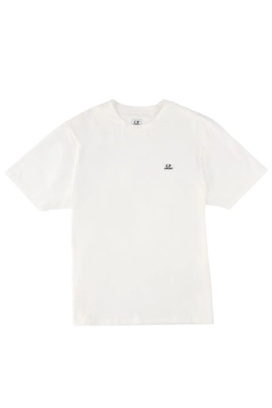 White c.p. company men’s shirt con white featuring lightweight cotton fabric and classic casual style