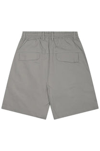 Gray c.p. company men’s shorts metropolis con with elastic waistband and two front pockets in grey fabric