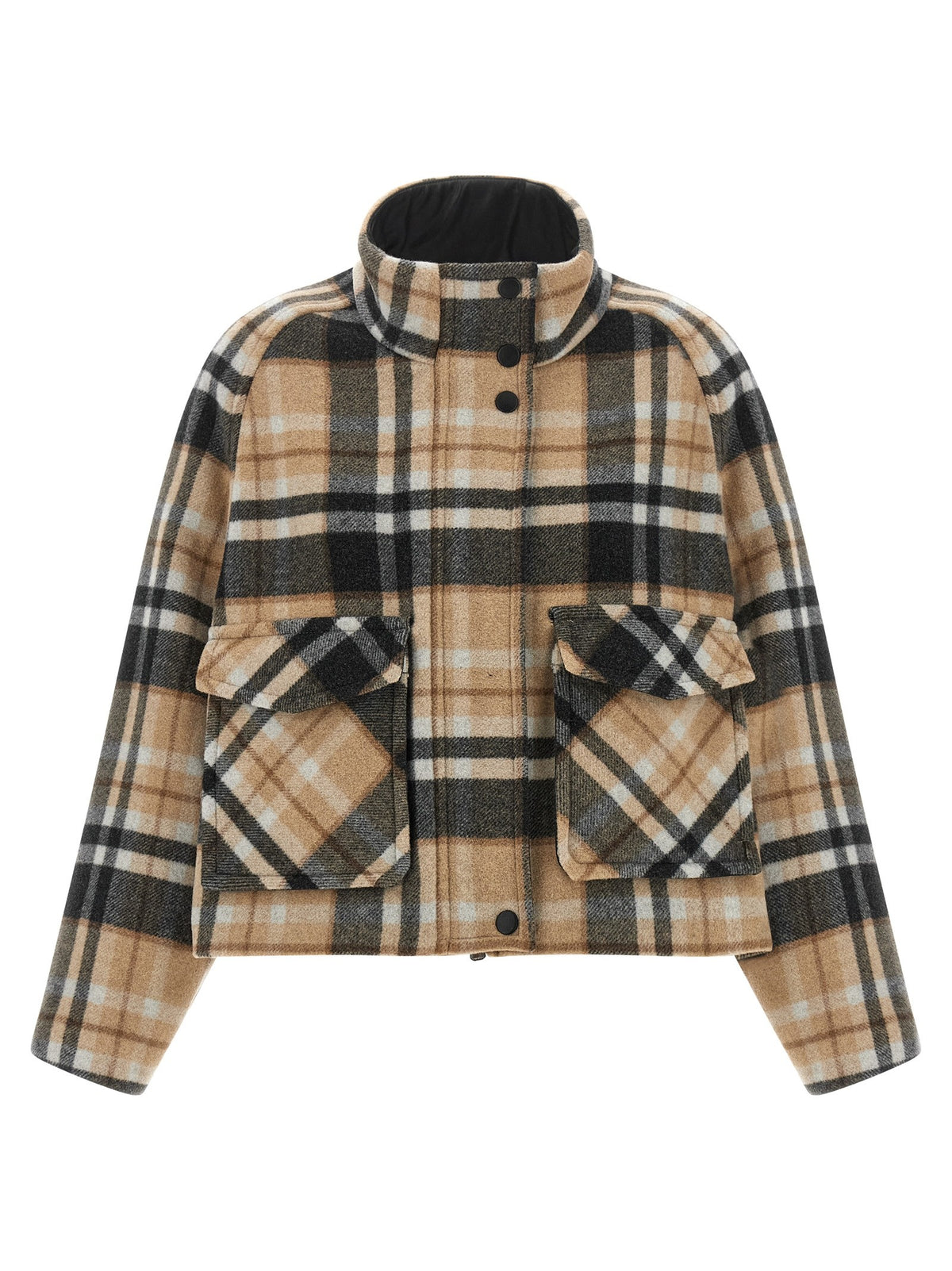 Pinko Caban Check Gold