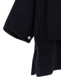 Pinko Caban Coat Blue