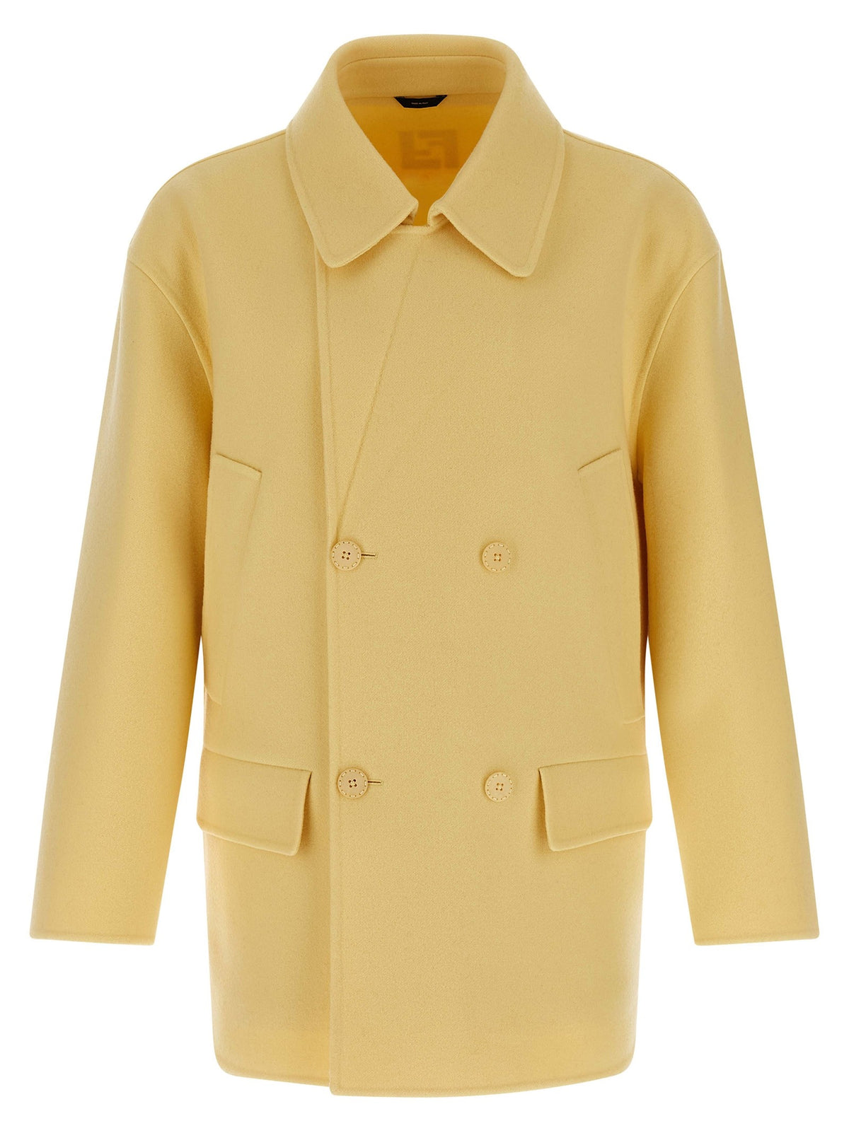 Fendi Caban Coat Yellow