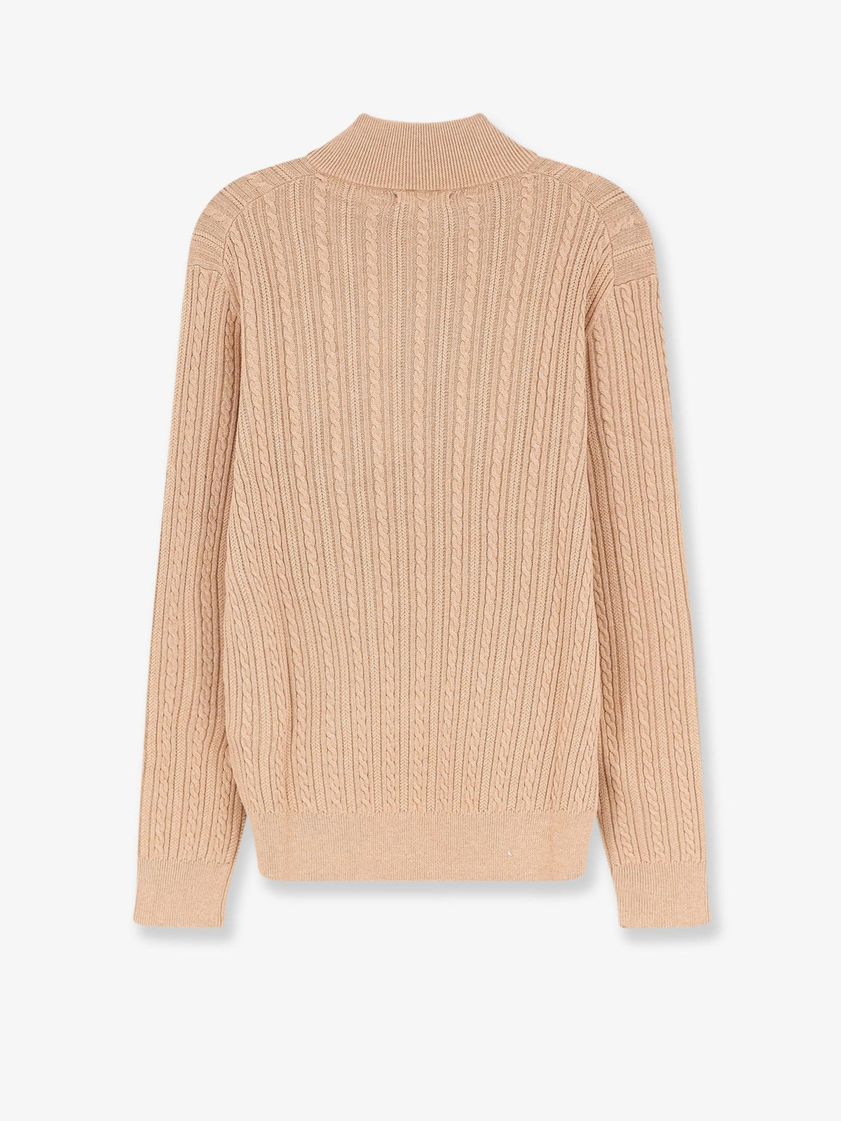Polo Ralph Lauren Men's Cable Knit Cotton Sweater Beige, view 2
