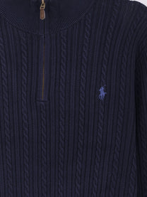 Polo Ralph Lauren Men's Cable Knit Sweater Blue, view 3