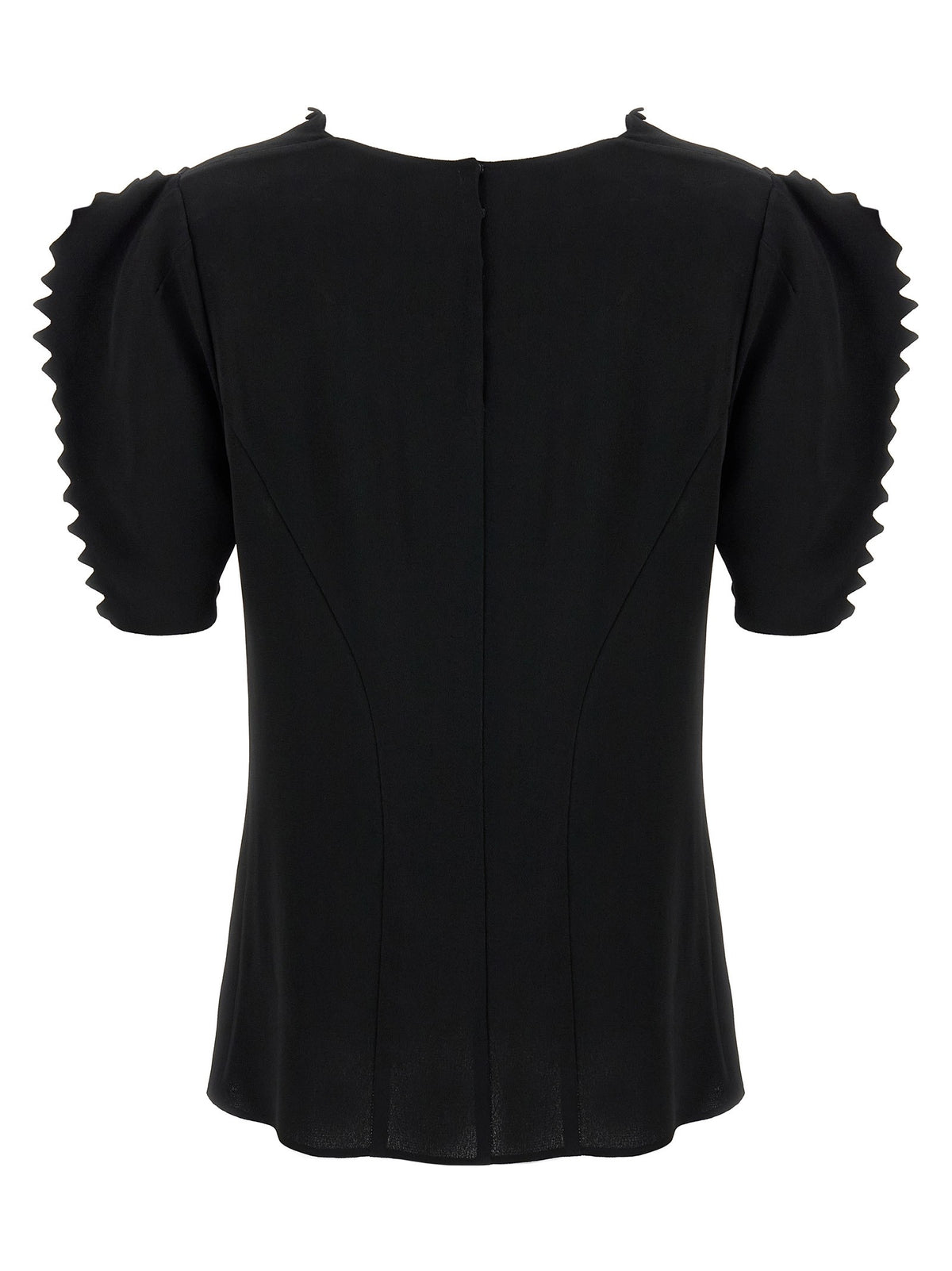 PRADA Cady Crêpe Top Black