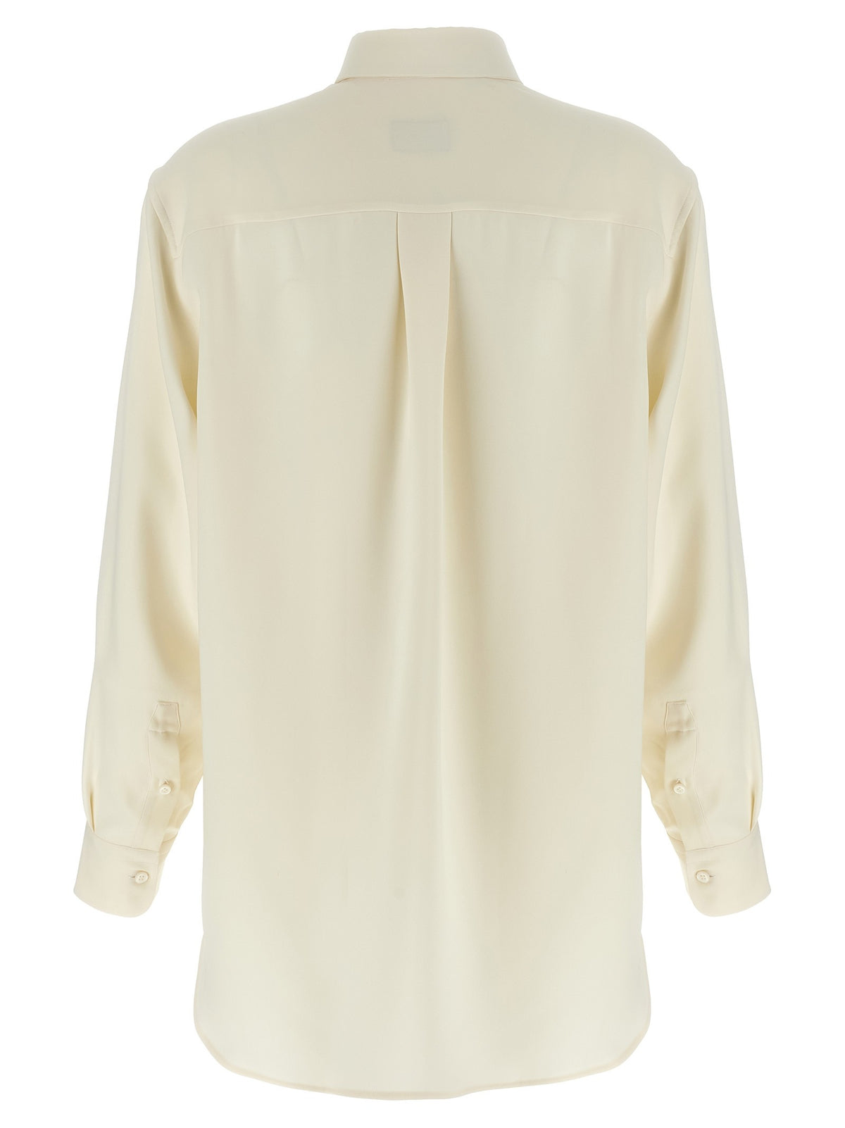 Brioni Cady Silk Shirt White
