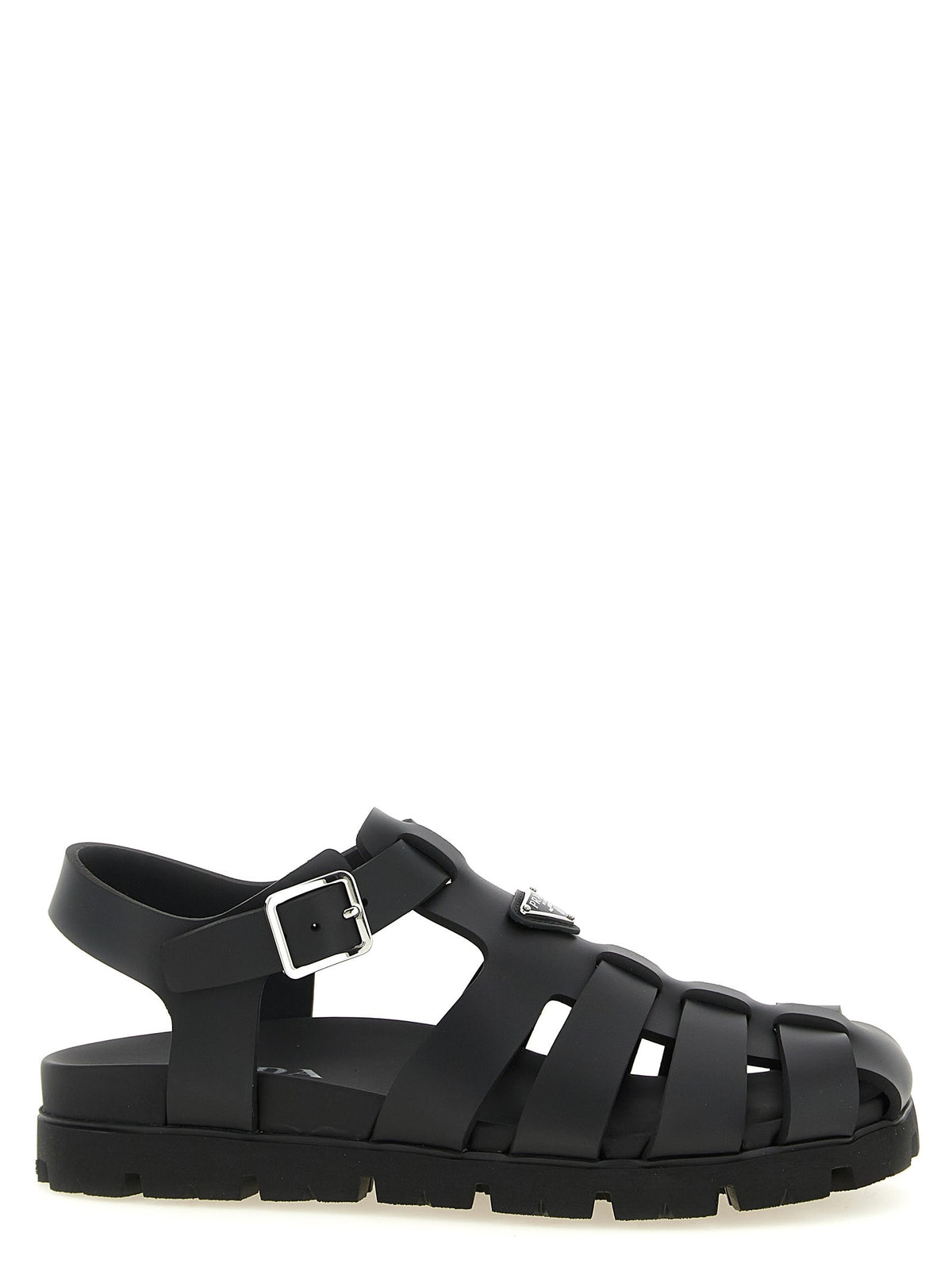 PRADA Cage Sandals Black
