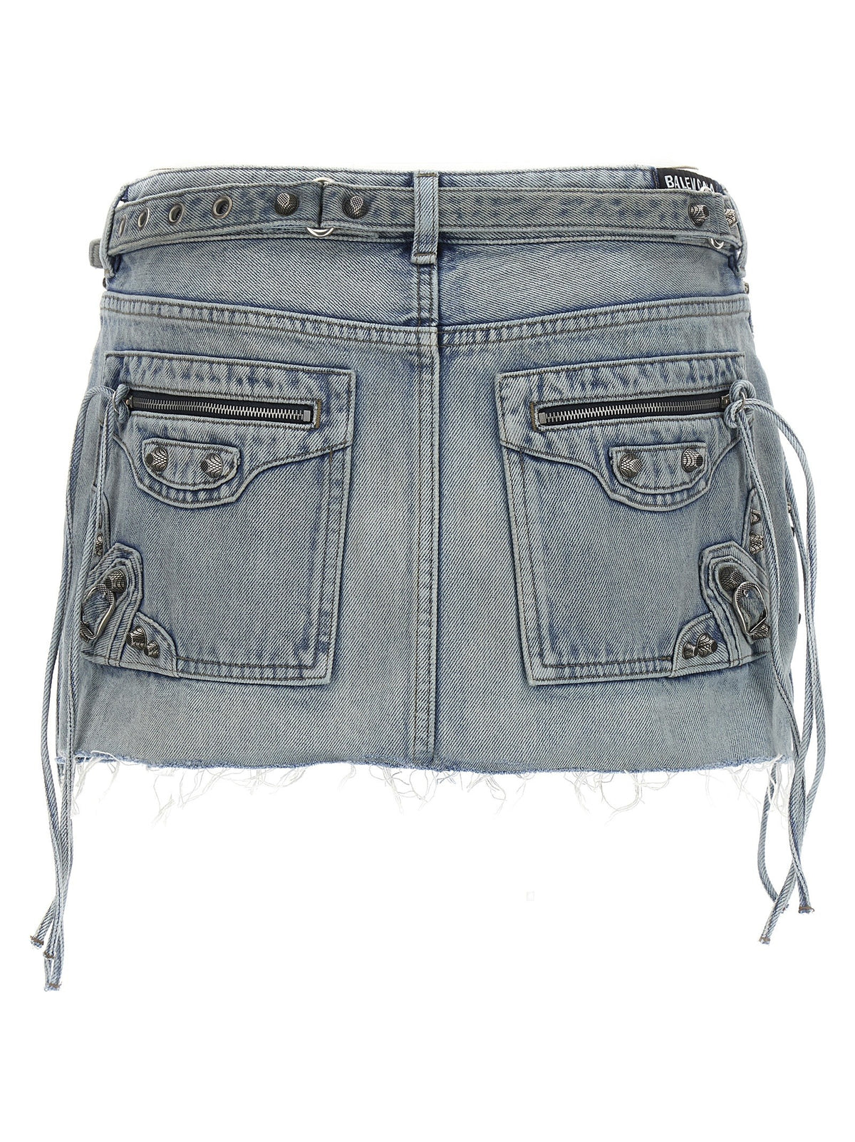 Balenciaga Cagole Mini Skirt Blue