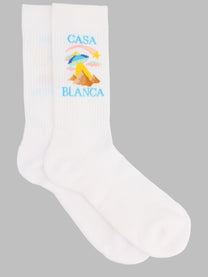 Casablanca Men's Calzini in Cotone White