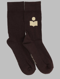 ISABEL MARANT Men's Calzini Siloki Brown