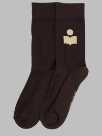 ISABEL MARANT Men's Calzini Siloki Brown