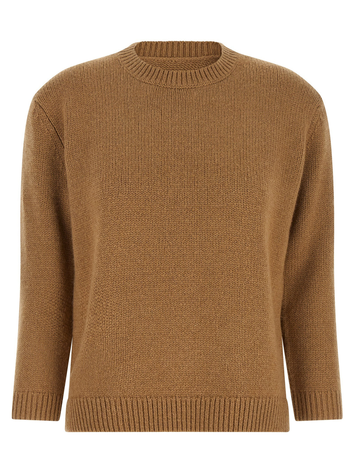 Toteme Camel Wool Sweater Brown