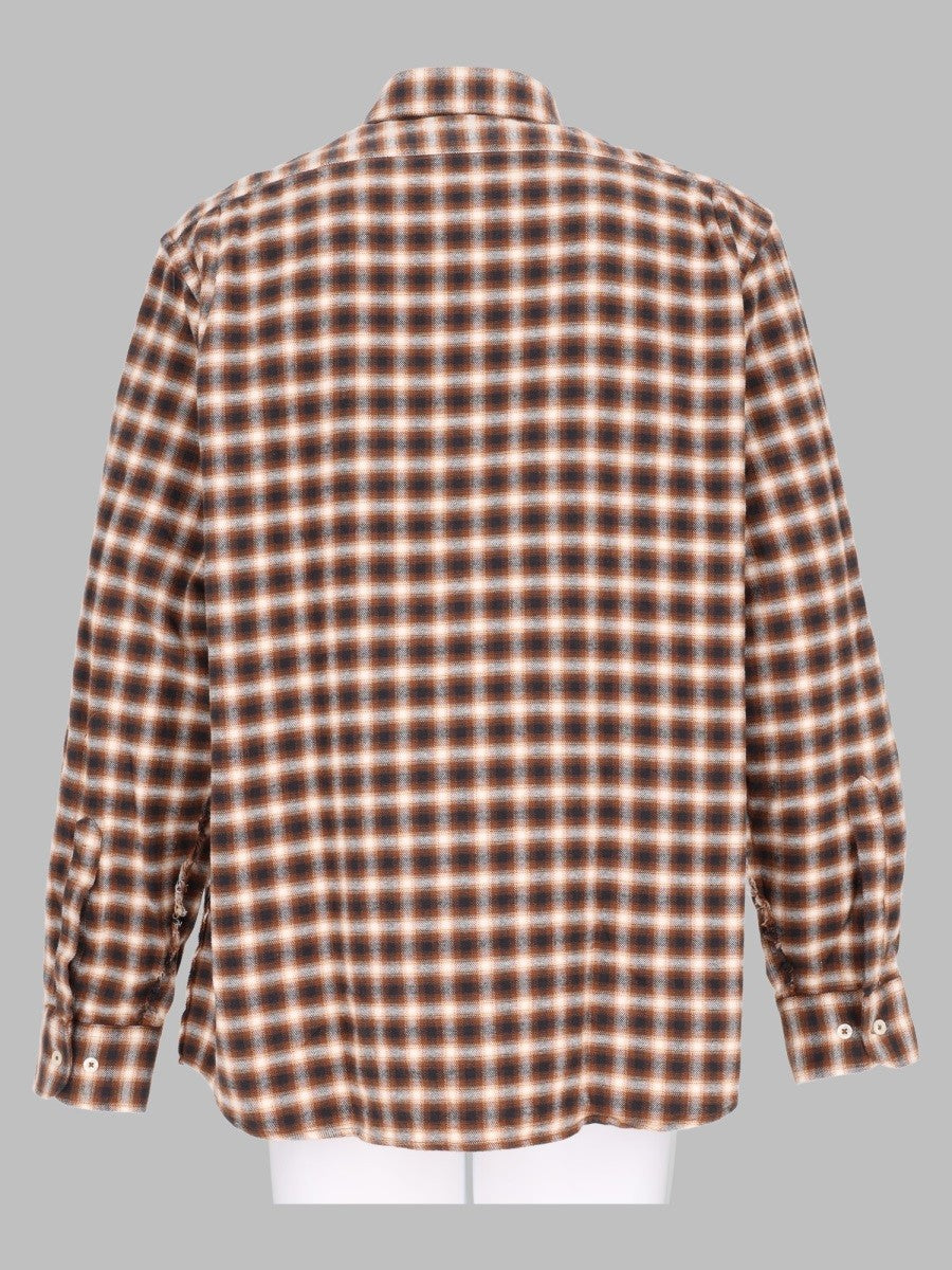 Amish Supplies Men's Camicia America in Cotone Multicolor