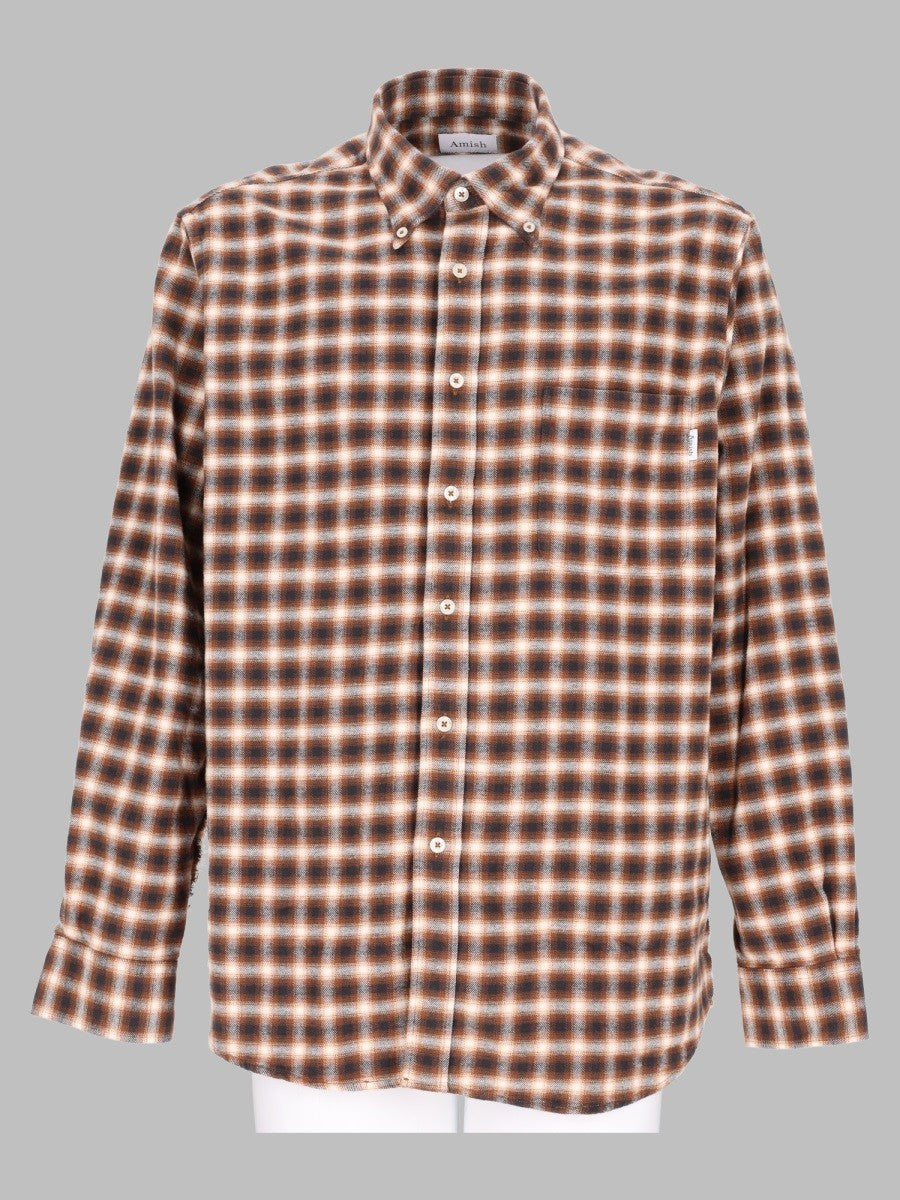 Amish Supplies Men's Camicia America in Cotone Multicolor