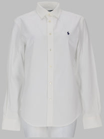 Polo Ralph Lauren Women's Camicia Classica Con White