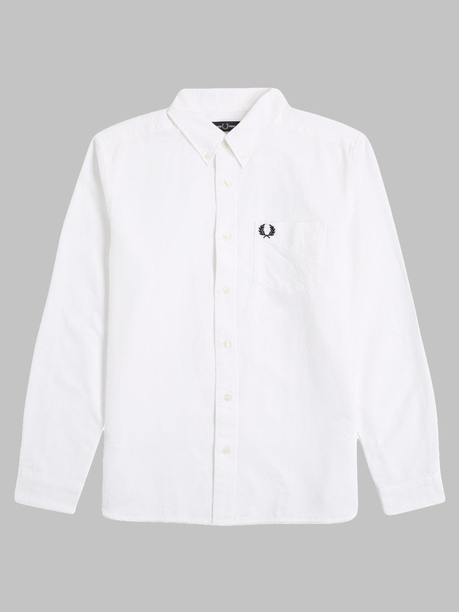 Fred Perry Men's Camicia Con White