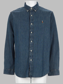 Polo Ralph Lauren Men's Camicia Con Blue