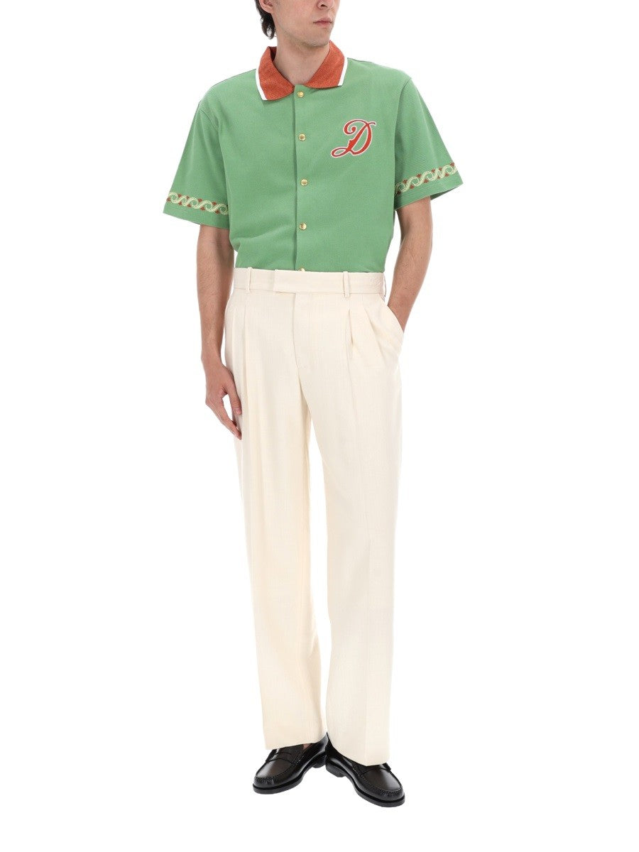 Drôle de Monsieur Men's Shirt Green, view 2