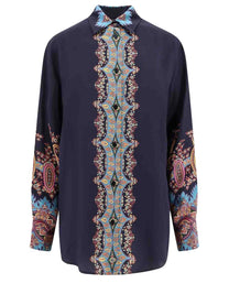 ETRO Women's Shirt with Print Floral Multicolor
