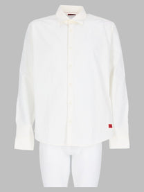 HUGO BOSS Men's Camicia Ermo in Cotone White