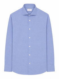 Archivium Be Updated Men's Camicia in Tessuto Tecnico Blue