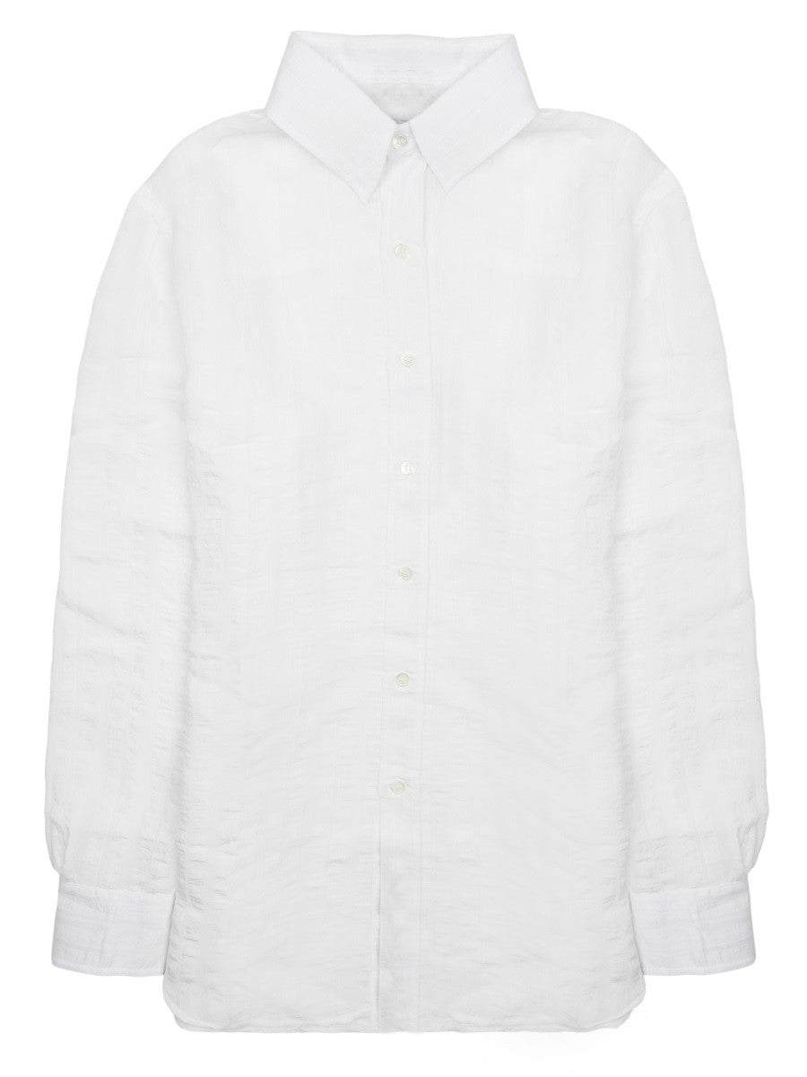 Department Five Men's Camicia in Viscosa White
