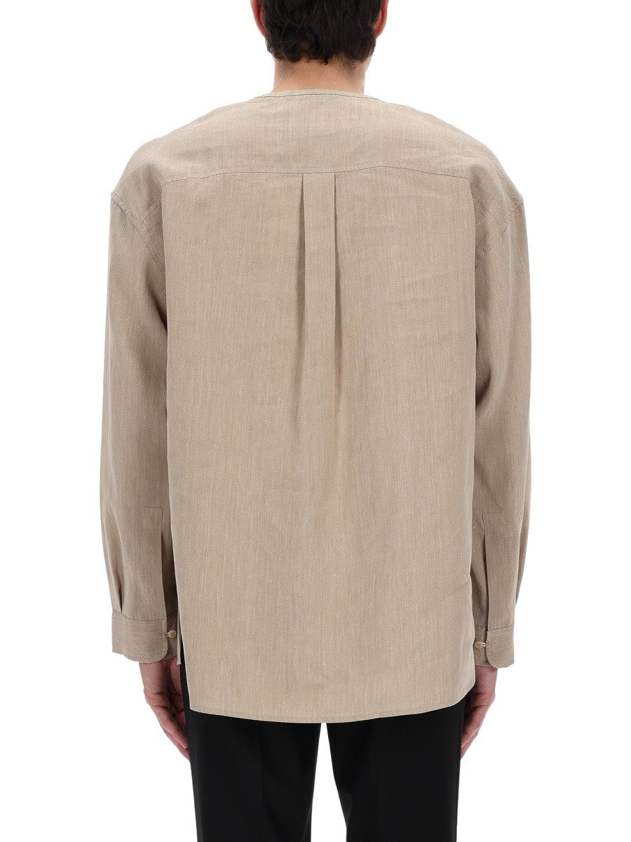 JACQUEMUS Men's Camicia Pastro Beige