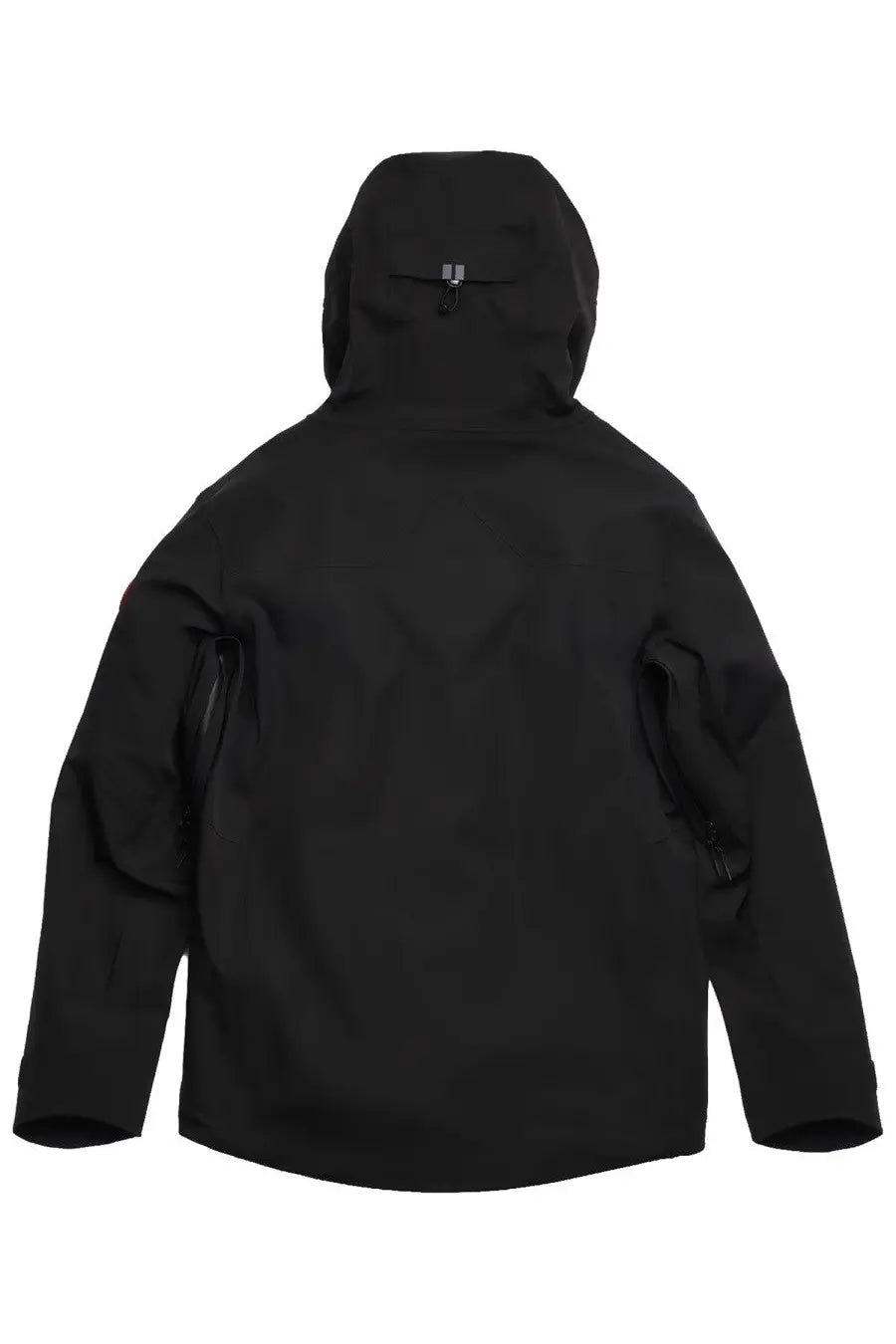 Canada Goose men’s rain jacket rupert black with sleek minimalist design and subtle zipper details