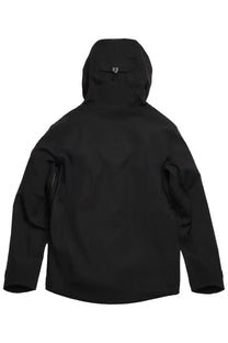 Canada Goose men’s rain jacket rupert black with sleek minimalist design and subtle zipper details