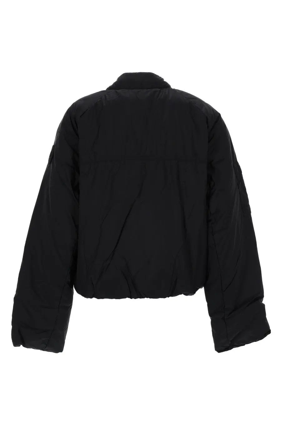 Canada Goose women’s bomber jacket Elba black puffer jacket with quilted design and ribbed cuffs
