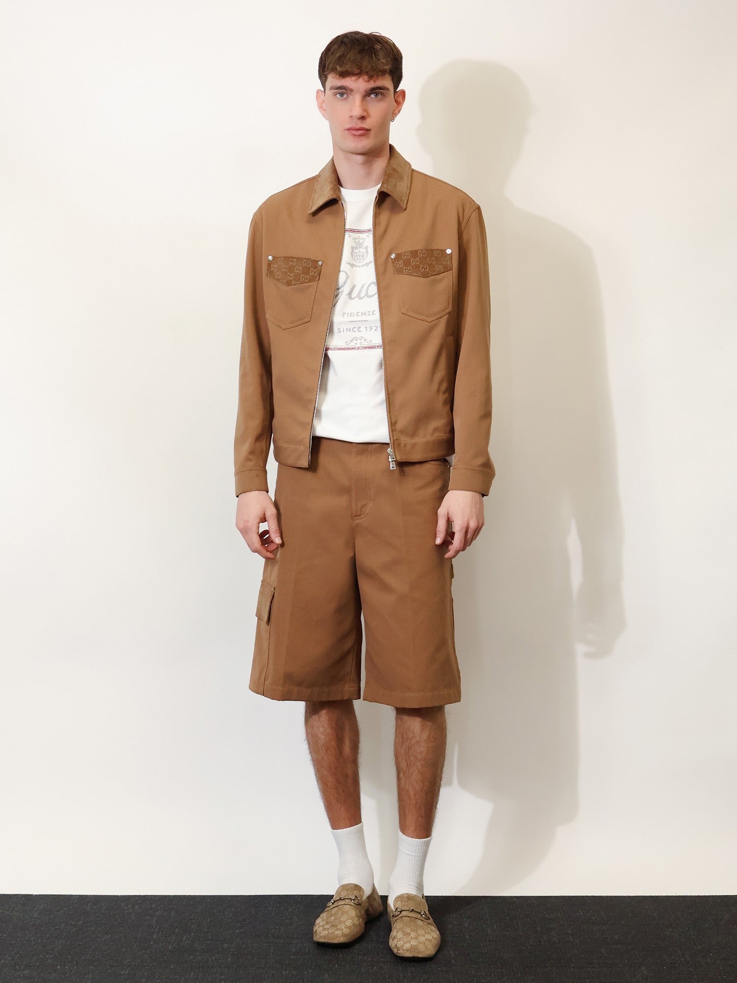 Gucci Men's Workwear Jacket Brown