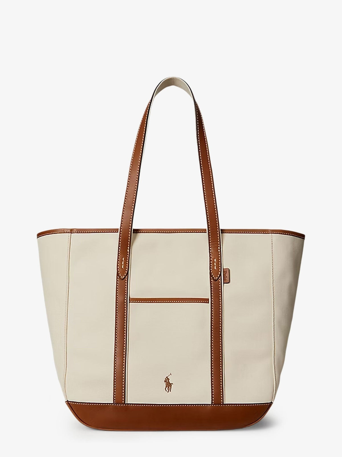 Polo Ralph Lauren Women's Canvas Shopping Bag White