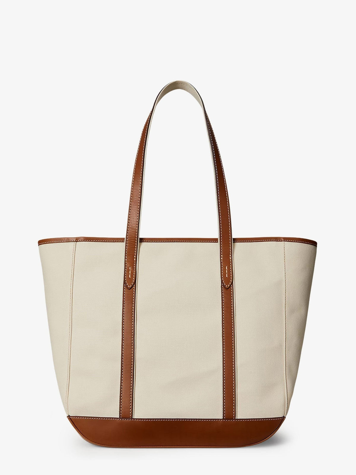 Polo Ralph Lauren Women's Canvas Shopping Bag White